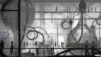Portal 2 HD wallpaper