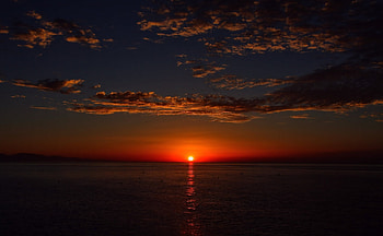 Nature, Sky, Sea, Clouds, Horizon HD wallpaper