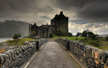 Landscape, Castles HD wallpaper