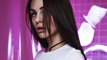 Girl Gray Hairs , girls, model HD wallpaper