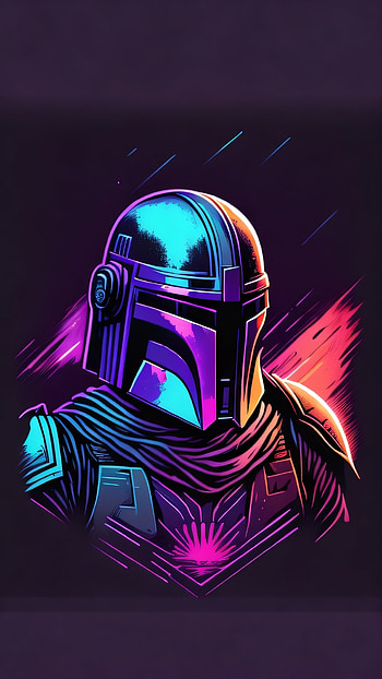 Mandalorian, AI Art, Star Wars, The Mandalorian (Character) HD phone wallpaper