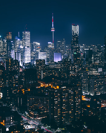 City Lights, Cities, Architecture, Night City, Skyscrapers, Megapolis, Megalopolis HD phone wallpaper