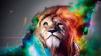 Art, 37, Lion art , Lion HD wallpaper
