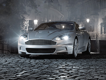 Auto, Aston Martin, Cars, Front View, Grey, Style, Dbs, 2008, Street HD wallpaper