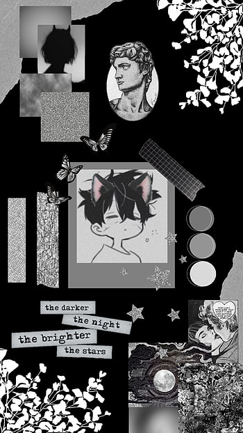 Grey aesthetic, art, white HD phone wallpaper