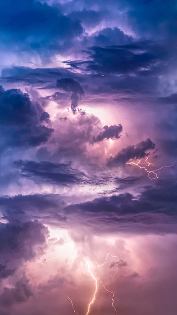 Thunderstorm, nature, cloud, storm, graphy, lightning HD phone wallpaper