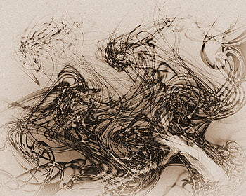 sepia smoke, shadow, design, abstract, 3d, light, smoke, sepia HD wallpaper
