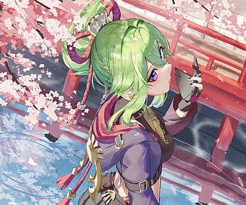 Kuki Shinobu, Kuki Shinobu, video game, Genshin Impact HD wallpaper