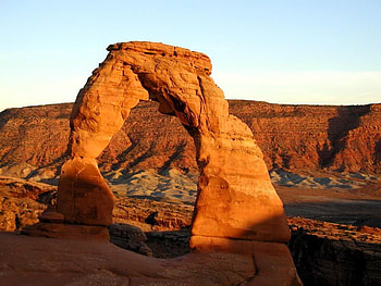 Arch, sky, canyon, rock HD wallpaper