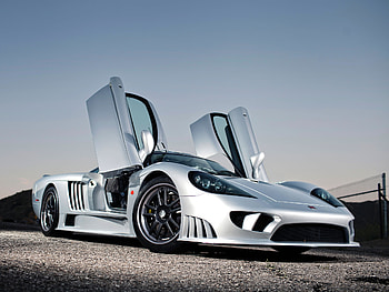 Cars, Side View, Silver, Supercar, Silvery, Saleen, S7 HD wallpaper