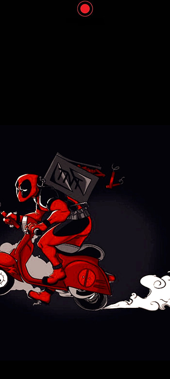 Deadpool moto, motorcycle, automotive_design HD phone wallpaper