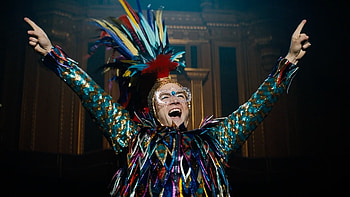 Rocketman movie, Taron Egerton, Self-singing talent, Musical tribute HD wallpaper