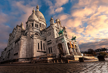 Sacre Coeur , Parisian background, Beautiful views, Architectural marvel HD wallpaper