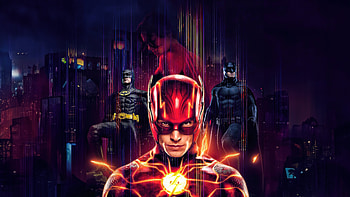 The Flash Meeting With Batman, the-flash-movie, batman, superheroes, flash, artwork, digital-art, art, artist HD wallpaper