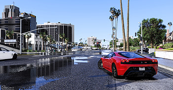 Gta V Ferrari , gta-5, games, pc-games, xbox-games, ps-games, cars HD wallpaper