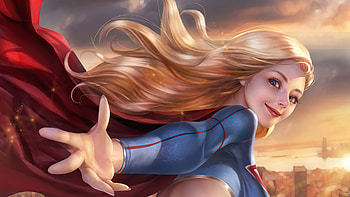 Super Girl Dc Comic Girl, supergirl, superheroes, artist, artwork, digital-art, artstation HD wallpaper