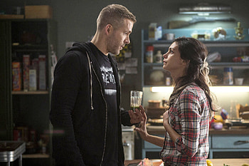 Vanessa Carlysle And Ryan Renolds In Deadpool, morena-baccarin, ryan-renolds, deadpool, movies, 2016-movies HD wallpaper