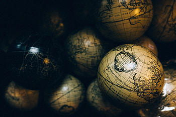 Miscellanea, Miscellaneous, Balls, Cards, Globes HD wallpaper