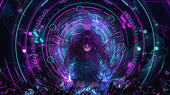 Archer Fate Stay Night Rin Tohsaka, fate-stay-night, anime-girl, anime HD wallpaper