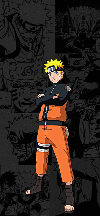 Naruto, uniform, art HD phone wallpaper