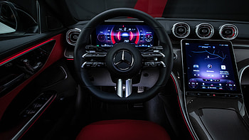 Mercedes Benz C 300 AMG Line 2022 Interior Cars HD wallpaper