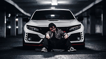 Honda Accord Type R LED Mask man HD wallpaper