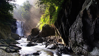 Landscape, Waterfalls HD wallpaper