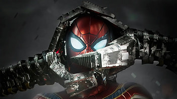 Doctor Octopus Vs Iron Spidey, spider-man-no-way-home, doctor-octopus, spiderman, 2021-movies, movies HD wallpaper