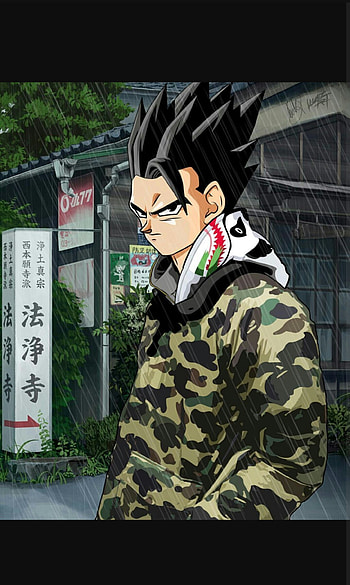 GOHAN BAPE SUPREME Dragon Ball Z HD phone wallpaper