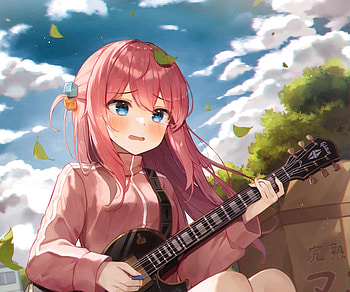 Hitori Gotou, Hitori Gotou, Anime, Bocchi the Rock! HD wallpaper
