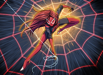 Spider-MJ, spider-girl, artwork HD wallpaper