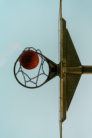 Sports, Basketball, Chains, Ball, Basketball Hoop, Basketball Ring HD phone wallpaper