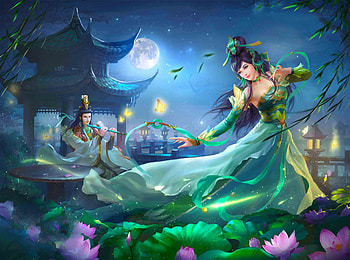 Emerald Beauty, emerald, digital, fantasy, art, pretty, , girl, woman HD wallpaper