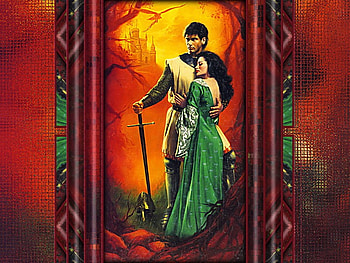 For My Ladys Heart, damsels, book covers, romance, knights HD wallpaper