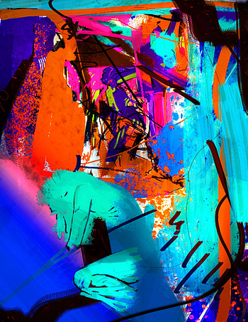 Abstract, Divorces, Multicolored, Motley, Paint HD phone wallpaper