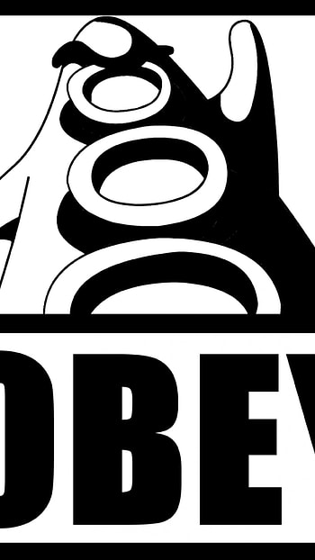 obey, logo, letters HD phone wallpaper