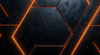 Black abstract, black, orange (Color), Abstract, abstract black HD wallpaper