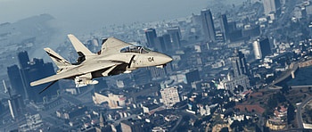 Jet Fighter, Grumman F 14 Tomcat, Video Game, Grand Theft Auto V, Aircraft, Warplane, Grand Theft Auto HD wallpaper