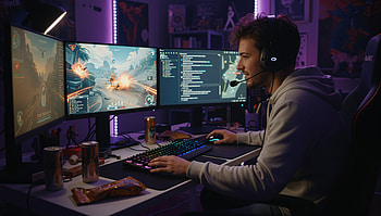Gamer Battlestation — Immersive Multiplayer Action, Video Game, Gaming Setup, Gaming Pc, Heads HD wallpaper