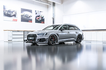 2018 ABT car, Audi RS4-R avant, side view HD wallpaper