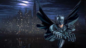 Batman Gotham City , batman, artwork, digital-art, superheroes HD wallpaper