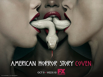 American Horror Story, snake, entertainment, beautiful, tv series, coven, animals, horror, reptiles, women, lips HD wallpaper
