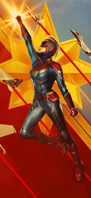 Ms. Marvel, Captain Marvel 2019 Movie HD phone wallpaper
