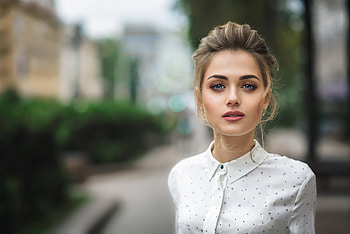 Glamour Girl Beautiful Eyes, girls, model HD wallpaper