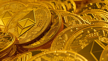 Coins, Gold HD wallpaper