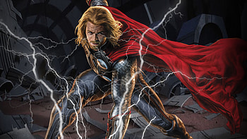 Thor Thunder Arts, thor, superheroes, behance, artwork, digital-art HD wallpaper