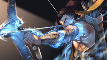 Hanzo Overwatch, , Background HD wallpaper