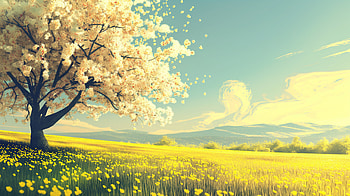 Spring Blossom Serenity, spring HD wallpaper