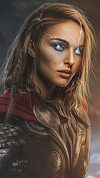 Natalie Portman, Thor: Love and Thunder, Movie, Marvel excitement HD phone wallpaper