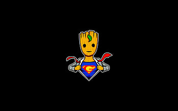 Superman groot, cross-over, minimal HD wallpaper